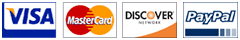 credit card payments accepted along with paypal or google checkout